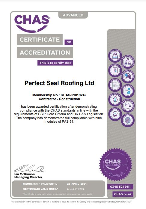 CHAS Certificate
