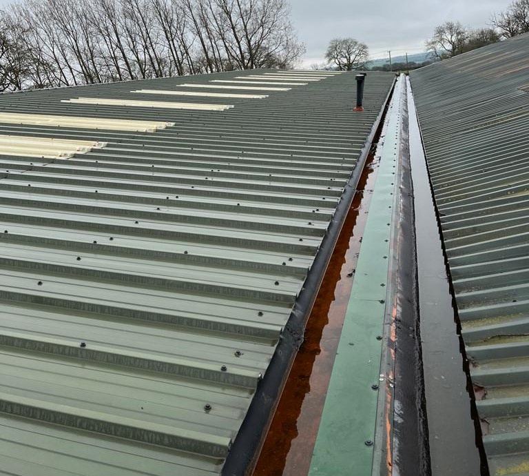 Gutter Waterproofing, Car Dealership, Derbyshire->title 2