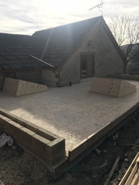 New Build GRP Roof->title 1