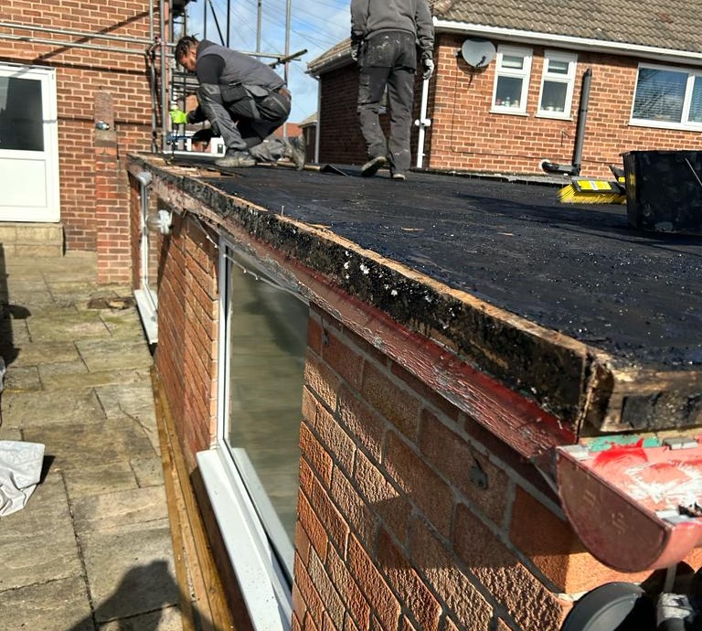 Garage Roof Replacement, Sheffield, S13->title Before