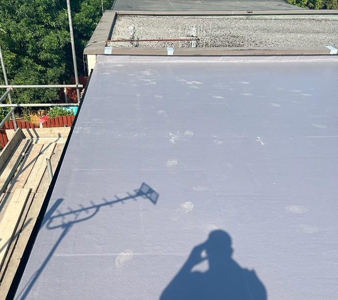 Flat Roof Replacement, Polyroof Liquid System->title 4