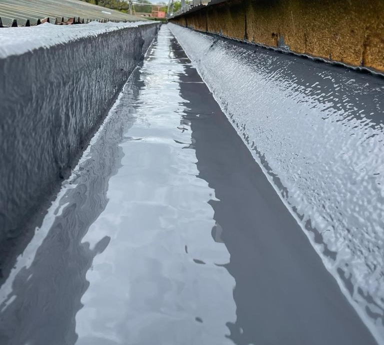 Gutter Waterproofing, Car Dealership, Derbyshire->title After